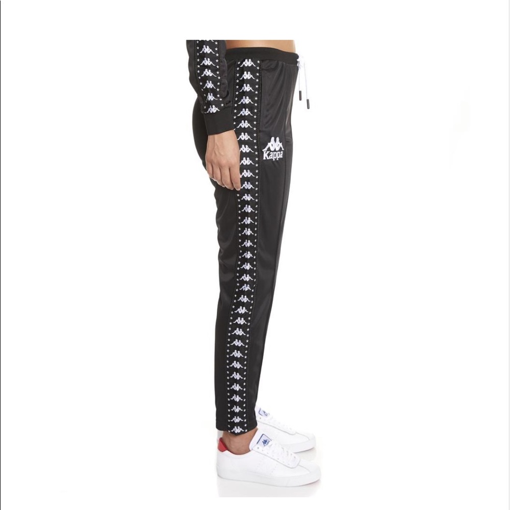 KAPPA Authentic Amwor Black Trackpant slim fit